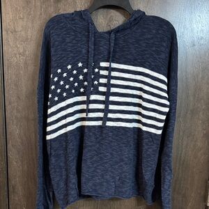 J Society Blue and White Star Stripe Sweater (NEW!)